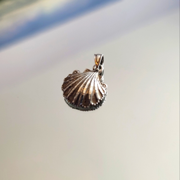 Silver Shell Pendant - Picture 1 of 1